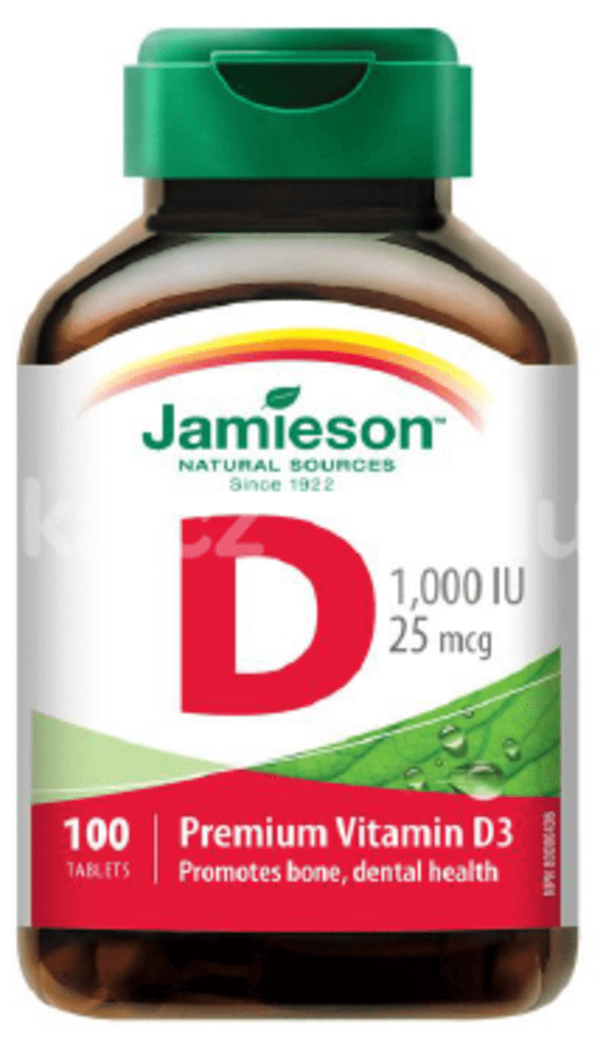 Jamieson Vitamín D3 1000 IU 100 tablet GRIZLY